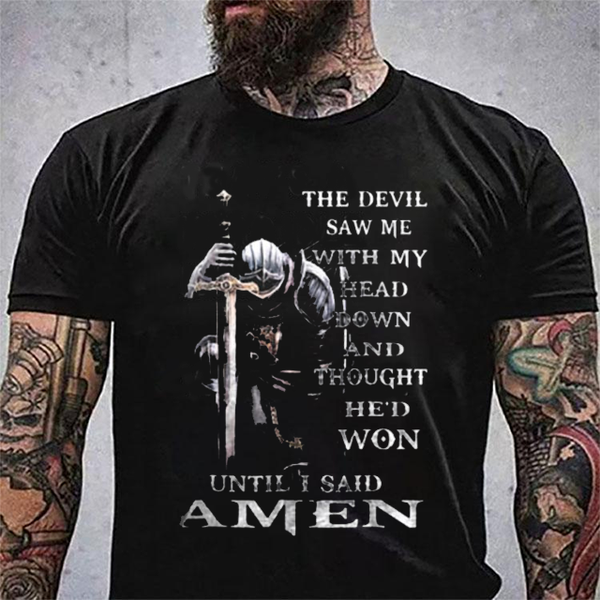 Amen rundhalsad t-shirt 5213