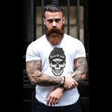 State skull  rundhalsad t-shirt 5214