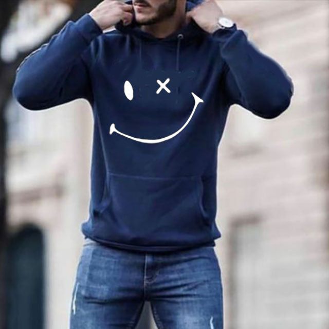 Smajl hoodie Navy 5238