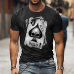 Wild Aces rundhalsad t-shirt 5265