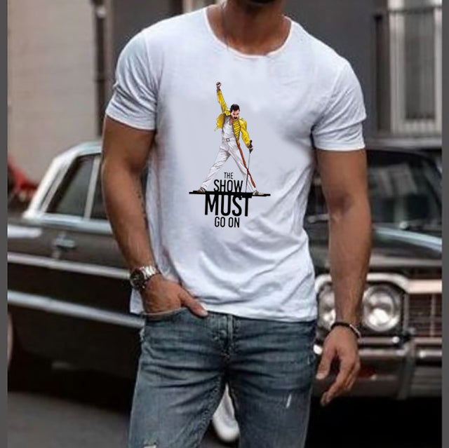 Show must go on t-shirt 5267