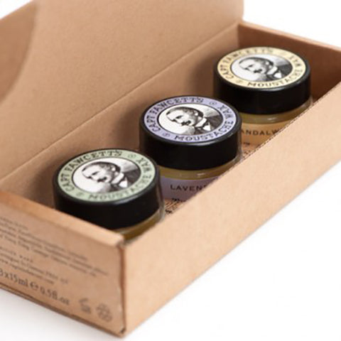 Captain Fawcett Moustache Wax Cornucopia Box 530