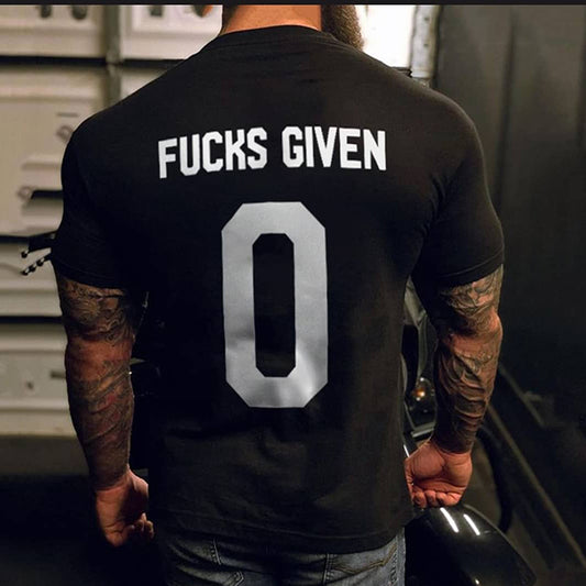 Fucks given  t-shirt 5346