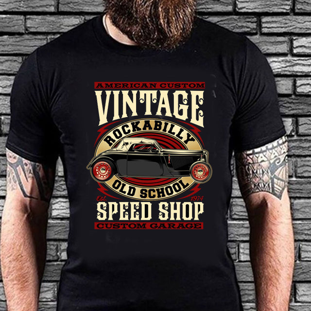 Speed Shop rundhalsad t-shirt 5362