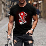 Red Con rundhalsad t-shirt 5382