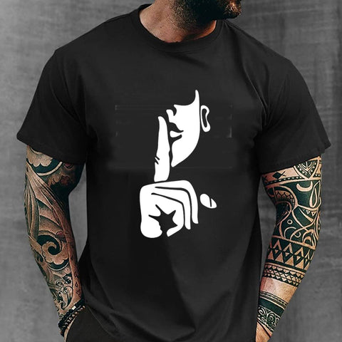 Shhhhh rundhalsad t-shirt 5393