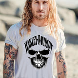 HD Skull  rundhalsad t-shirt 5397