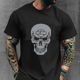 HD Skull rundhalsad t-shirt 5398