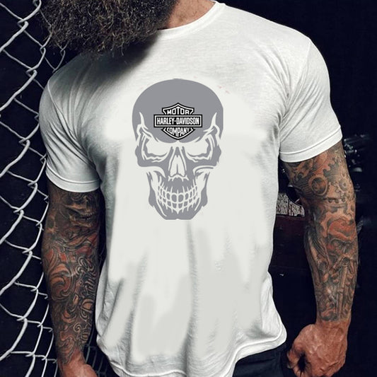 HD Skull rundhalsad t-shirt 5398