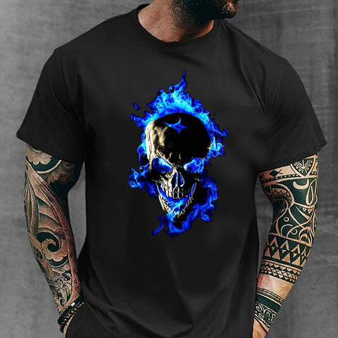 Blue skull t-shirt 5402