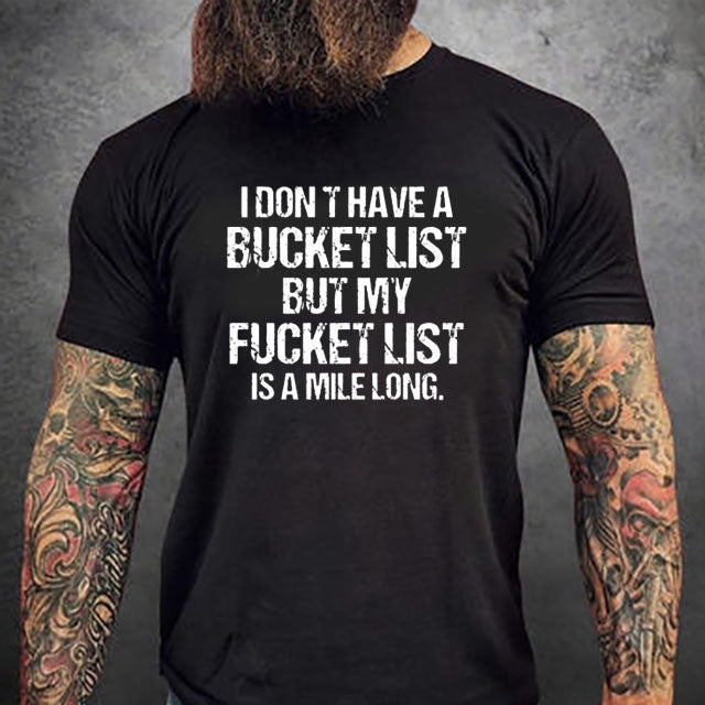 Fucketlist T-shirt 5440