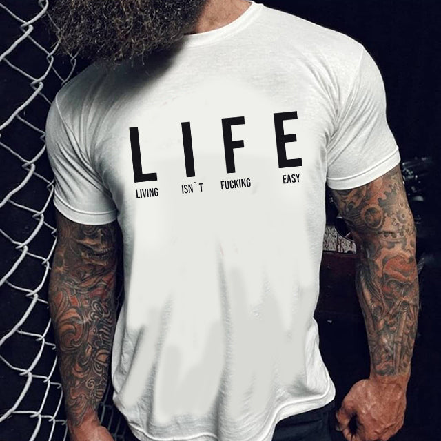 L I F E  rundhalsad t-shirt 5448