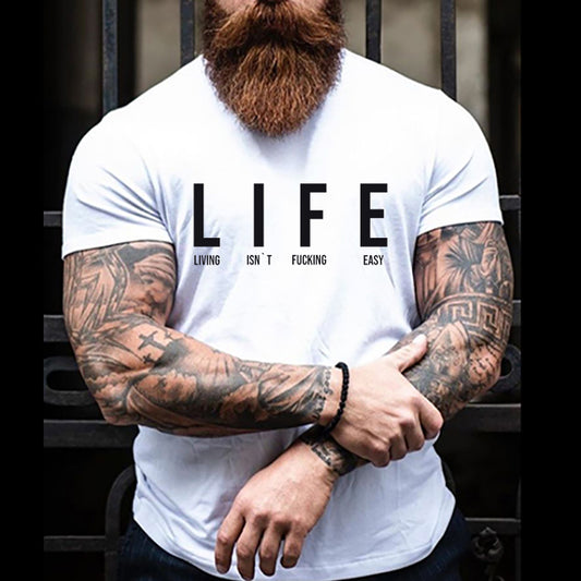 L I F E  rundhalsad t-shirt 5448