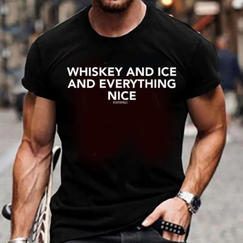 Whisky and ice t-shirt 5460