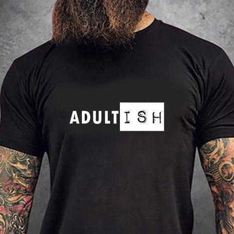 Adultish rundhalsad t-shirt 5495