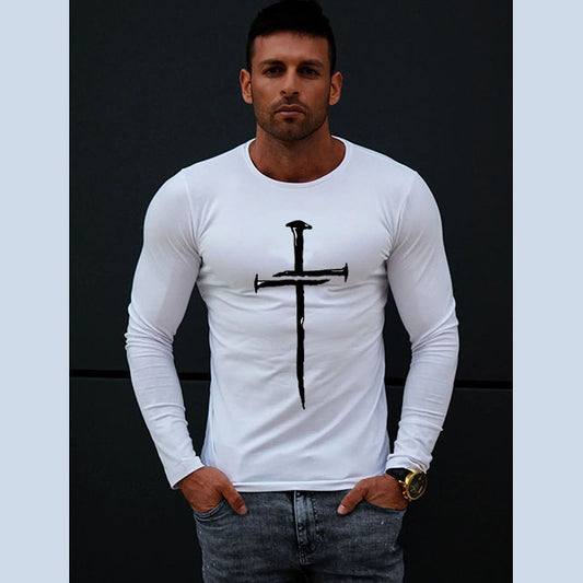 Black Cross long sleeve t-shirt 5519