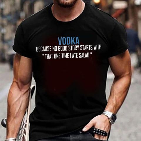 Vodka rundhalsad t-shirt 5540