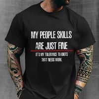 People skills t-shirt 5550