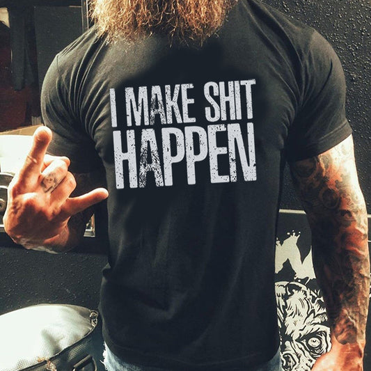 Shit happen rundhalsad t-shirt 5552