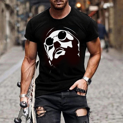 Leòn rundhalsad t-shirt 5566