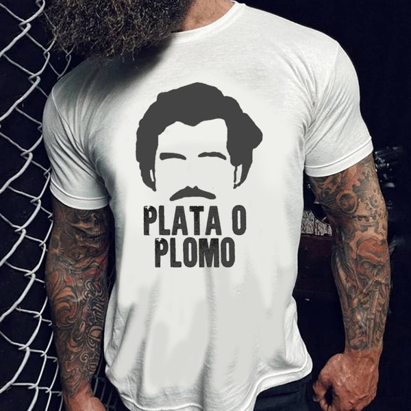 Plata o Plomo rundhalsad t-shirt 5599