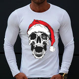 Santas skull långärmad t-shirt 5610