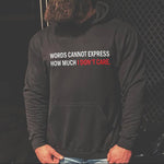 Words hoodie 5520