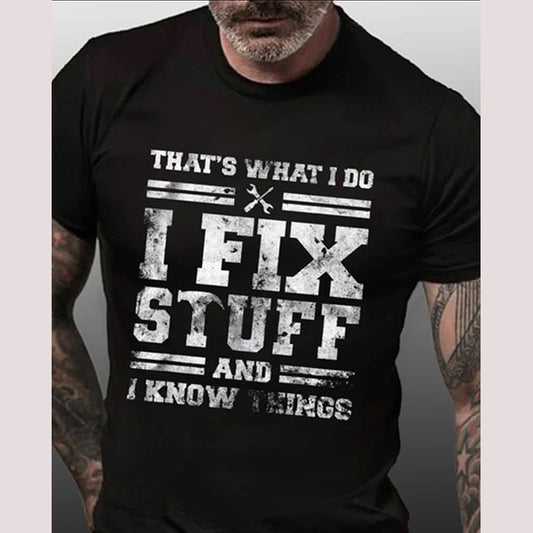 Fix stuff rundhalsad t-shirt 5628