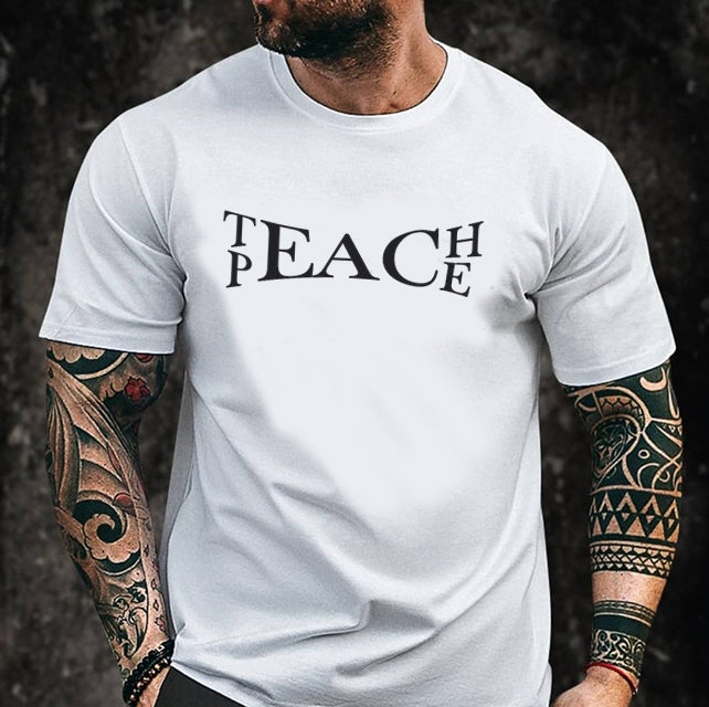 Teach Peace t-shirt 5654