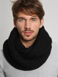 Black tube scarf 1311