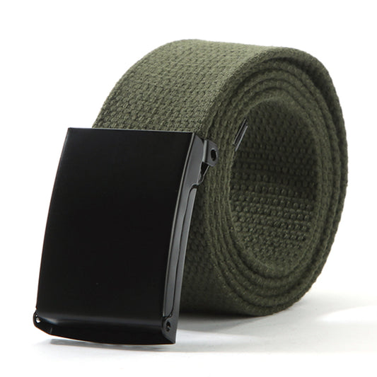 Canvas belt military green 836