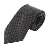 Patterned black tie 838