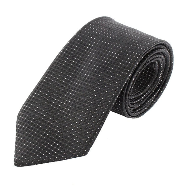 Patterned black tie 838