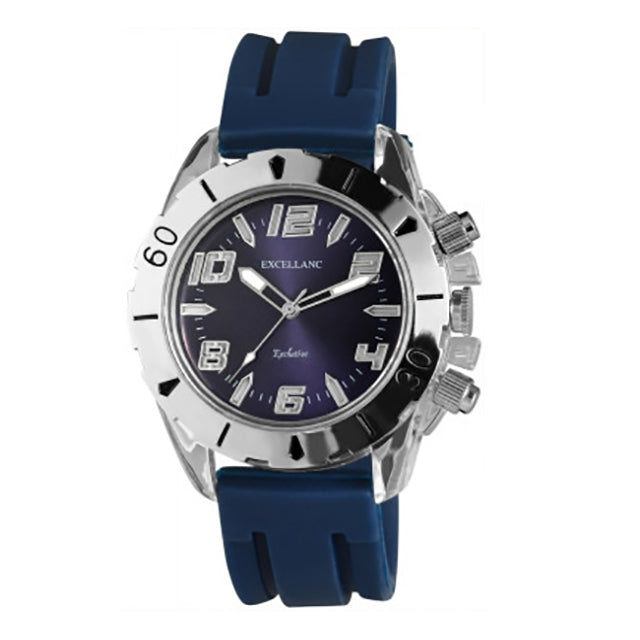 Excellanc  watch with blue silicone band  911