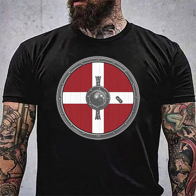 Danish shield rundhalsad t-shirt 5010