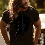 Gitarr rundhalsad t-shirt 5324