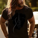 Gitarr rundhalsad t-shirt 5324