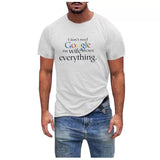 Google rundhalsad t-shirt 5077