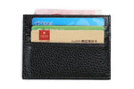 Black card holder pu 444