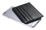 Black card holder pu 444