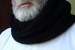 Black tube scarf 1311