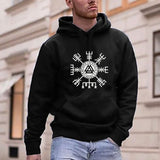 Viking hoodie Dubbeltryck 5243