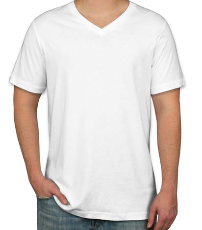 Vit v ringad T-shirt 764