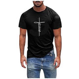 Jesuscross rundhalsad t-shirt 5056