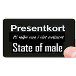 Presentkort State of male