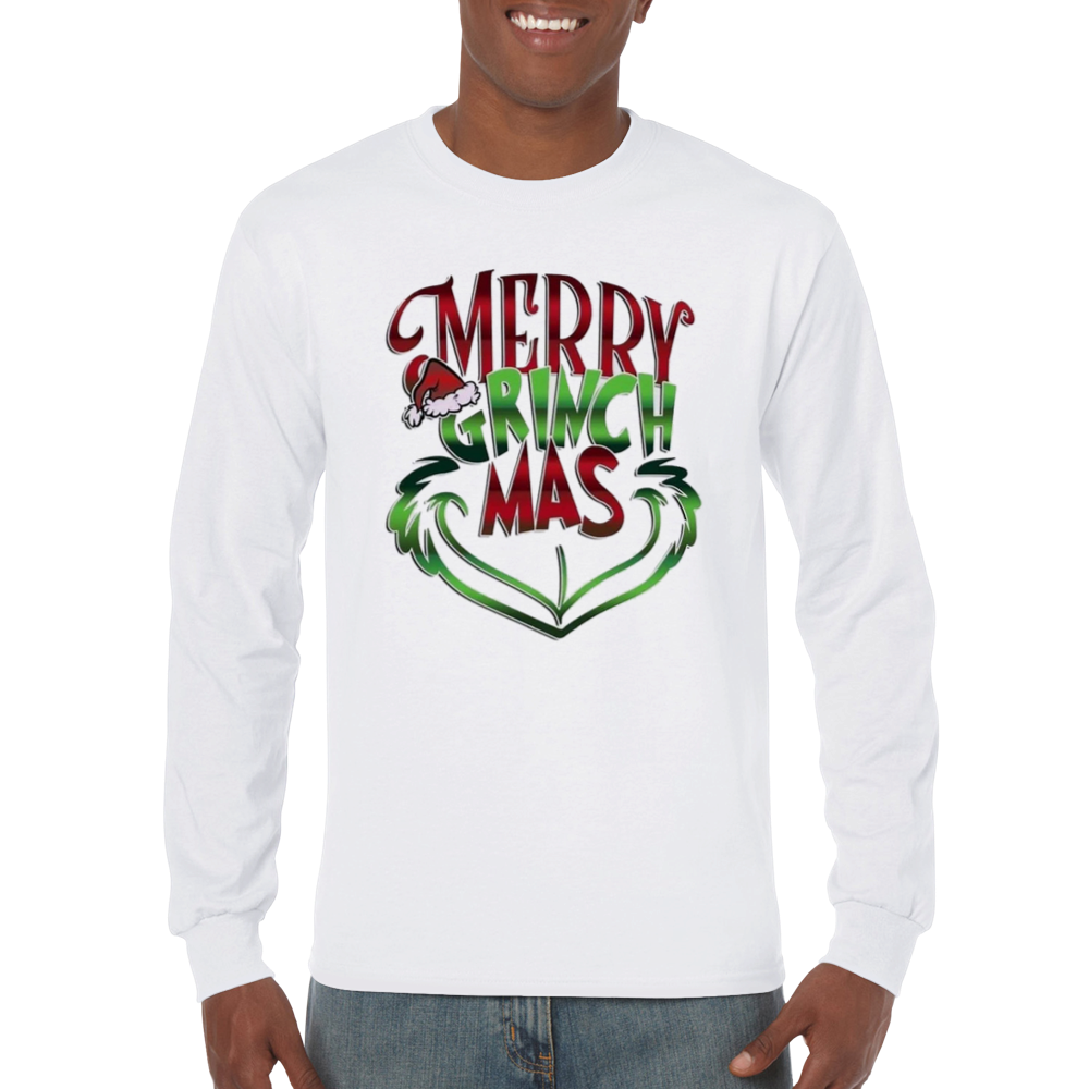 Merry Grinchmas långärmad t-shirt 5609