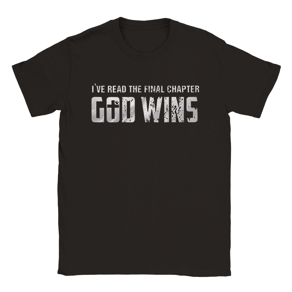 God Wins rundhalsad t-shirt 5486