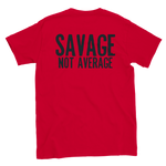 Savage röd rundhalsad t-shirt 5627