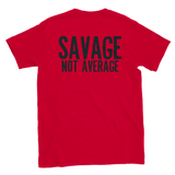 Savage röd rundhalsad t-shirt 5627