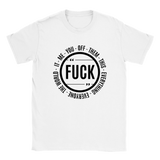 Fuck rundhalsad t-shirt 5439